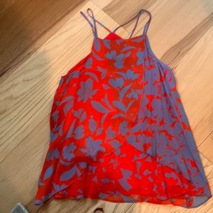 Maeve by Anthropologie silk top size small.